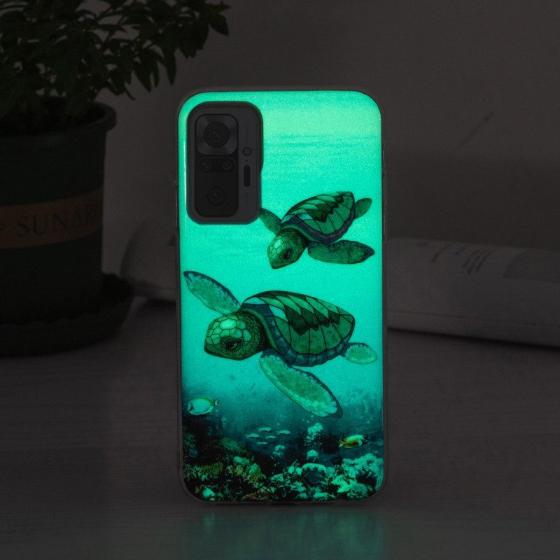 Kuori Xiaomi Redmi Note 10 Pro Fluoresoivat Kilpikonnat