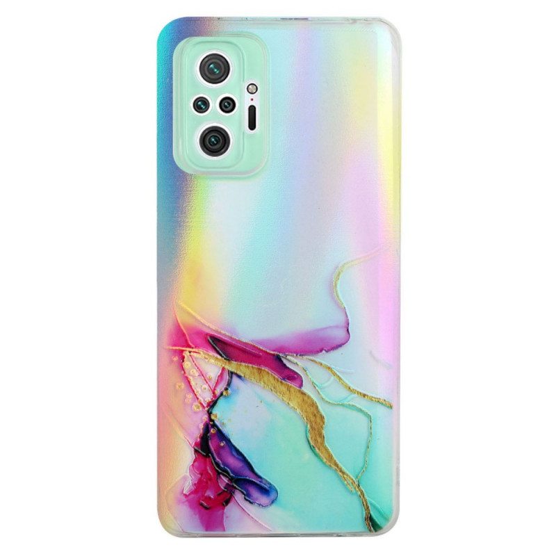 Kuori Xiaomi Redmi Note 10 Pro Laserefekti Marble