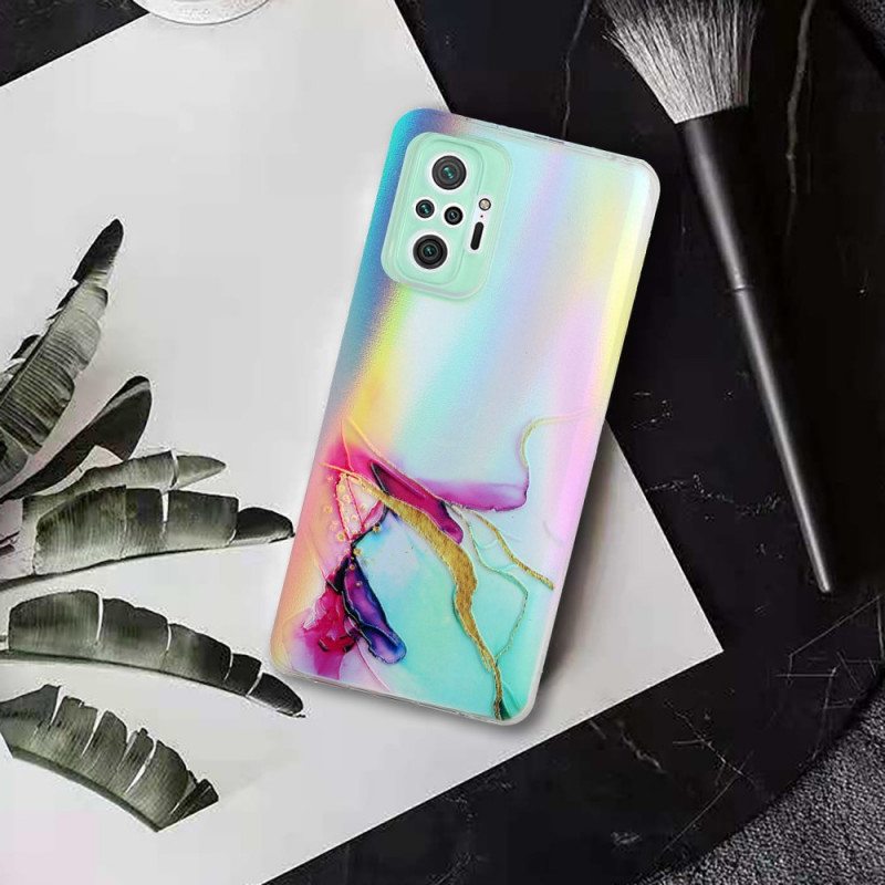 Kuori Xiaomi Redmi Note 10 Pro Laserefekti Marble