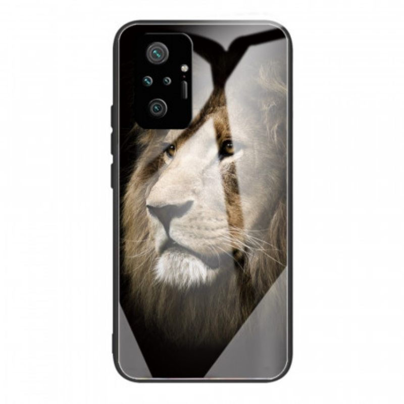 Kuori Xiaomi Redmi Note 10 Pro Lion Head Karkaistu Lasi