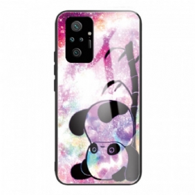 Kuori Xiaomi Redmi Note 10 Pro Panda Ja Bambu Karkaistu Lasi