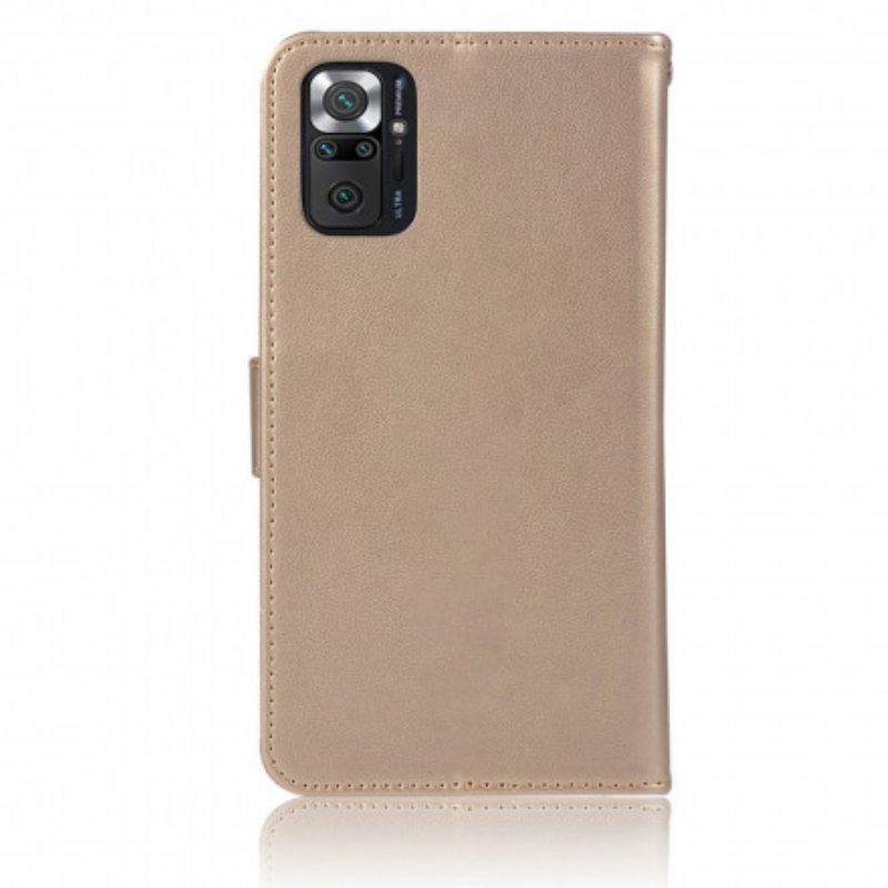 Nahkakotelo Xiaomi Redmi Note 10 Pro Nahkaefekti Dreamcatcher Owl