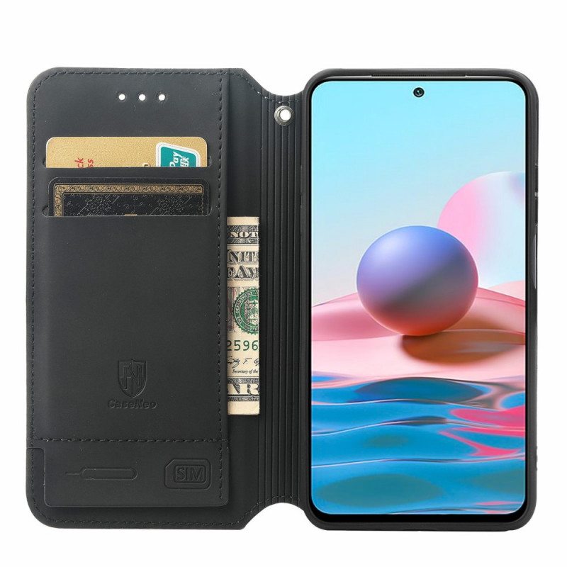 Puhelinkuoret Xiaomi Redmi Note 10 Pro Kotelot Flip Caseno Rfid -suunnittelu