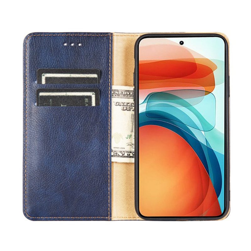 Puhelinkuoret Xiaomi Redmi Note 10 Pro Kotelot Flip Vintage Nahkatyyli