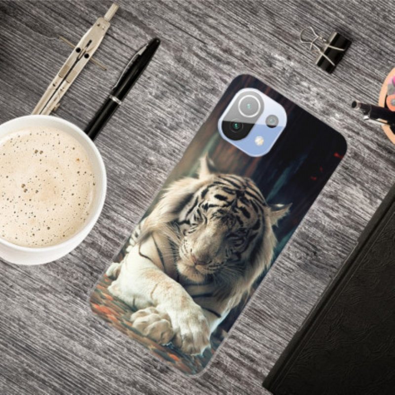 Kuori Xiaomi Mi 11 Pro Joustava Tiger