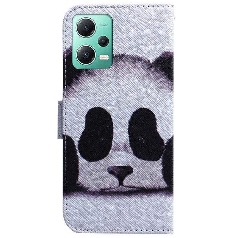 Kotelot Poco X5 5G Suojaketju Kuori Strappy Panda