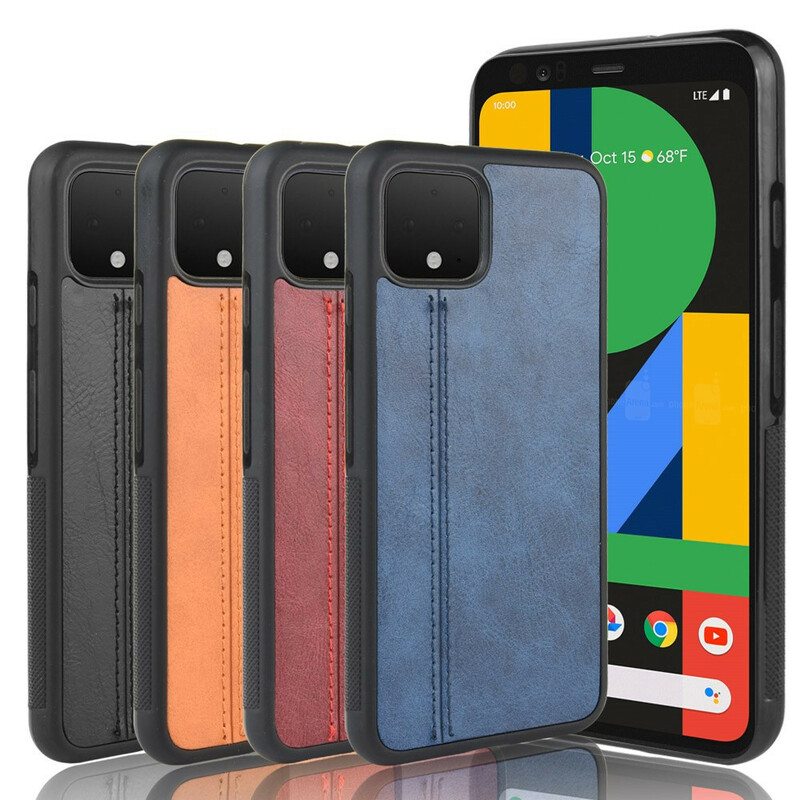 Kuori Google Pixel 4 XL Couture-nahkaefekti