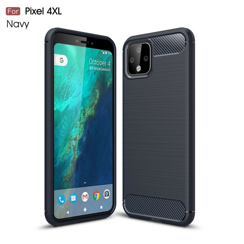 Kuori Google Pixel 4 XL Harjattua Hiilikuitua