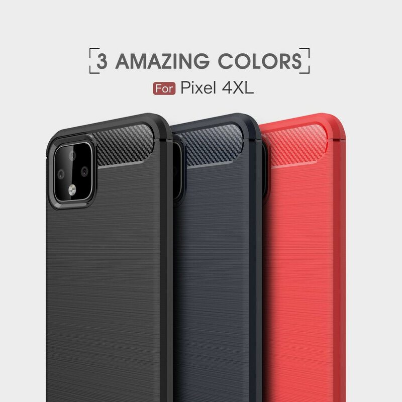 Kuori Google Pixel 4 XL Harjattua Hiilikuitua