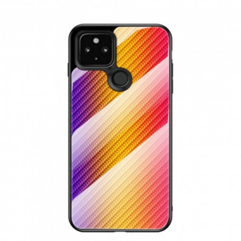 Case Google Pixel 4A 5G Karkaistua Hiilikuitulasia