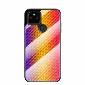 Case Google Pixel 4A 5G Karkaistua Hiilikuitulasia