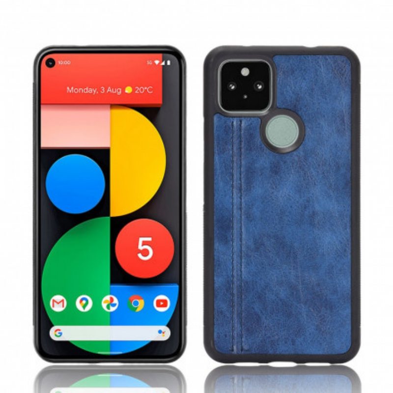 Kuori Google Pixel 4A 5G Couture-nahkaefekti