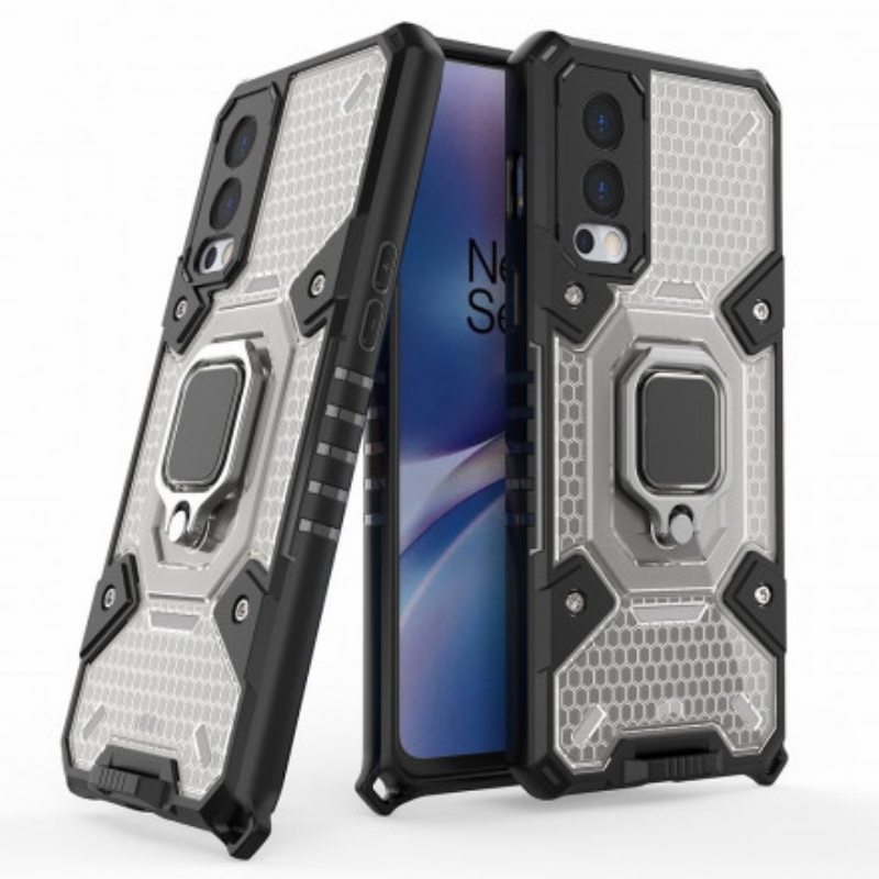 Case OnePlus Nord 2 5G Hunajakenno Renkaalla