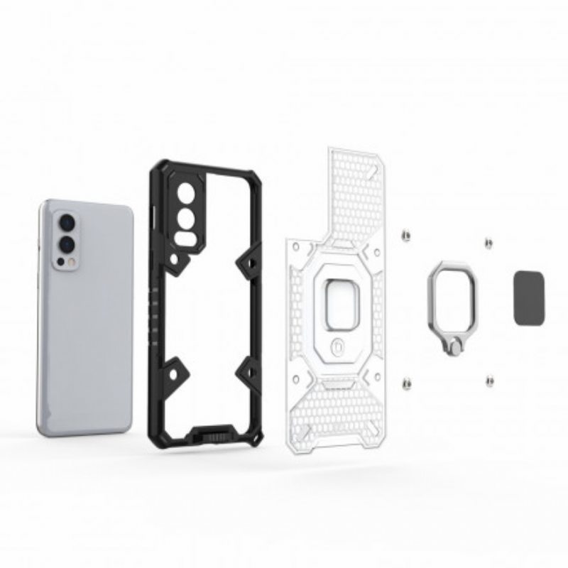 Case OnePlus Nord 2 5G Hunajakenno Renkaalla