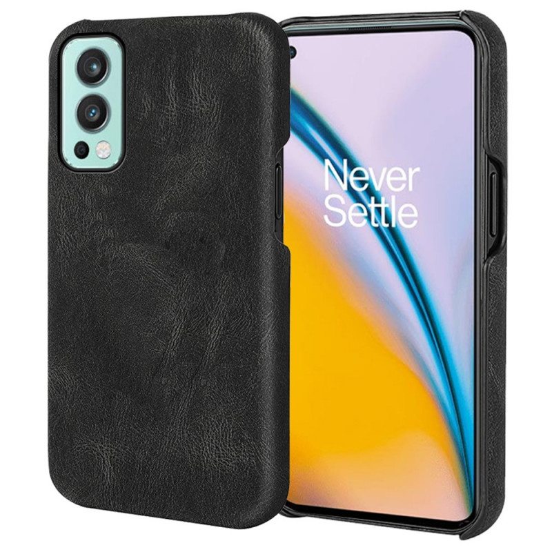 Case OnePlus Nord 2 5G Uusia Värejä Elegance Leather Effect