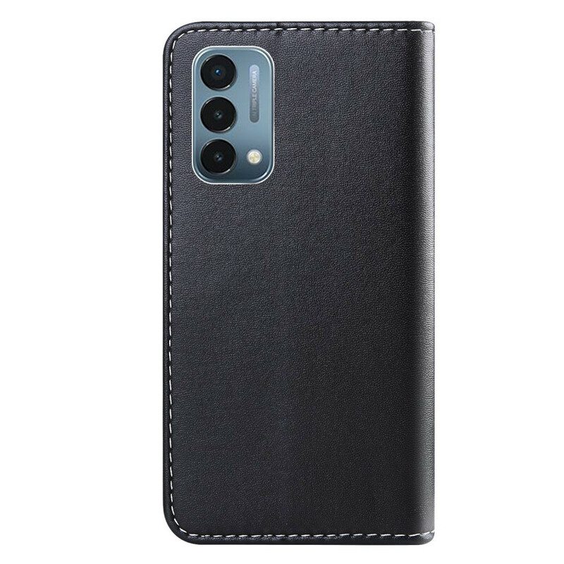 Flip Case OnePlus Nord 2 5G Kolmivärinen Nahkaefekti