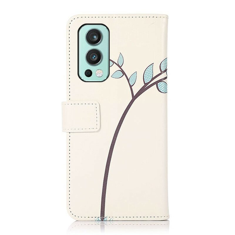 Flip Case OnePlus Nord 2 5G Pari Pöllöä Puussa