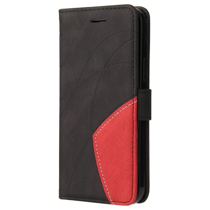 Kotelot OnePlus Nord 2 5G Kaksisävyinen Signature Faux Leather