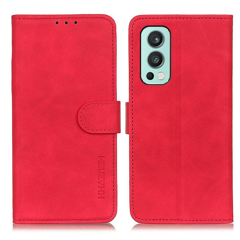 Kotelot OnePlus Nord 2 5G Matta Vintage Leather Effect Khazneh