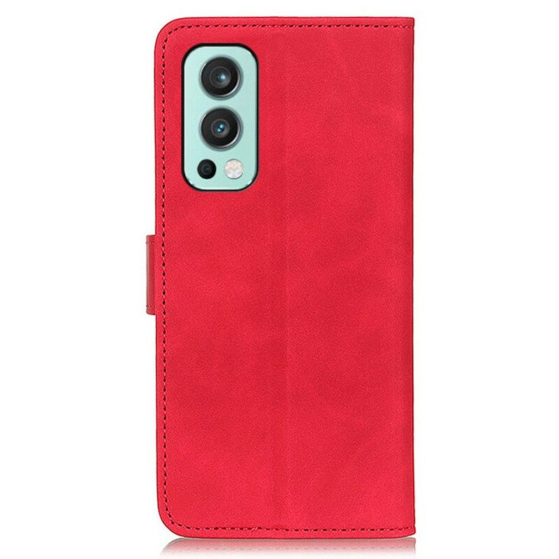 Kotelot OnePlus Nord 2 5G Matta Vintage Leather Effect Khazneh