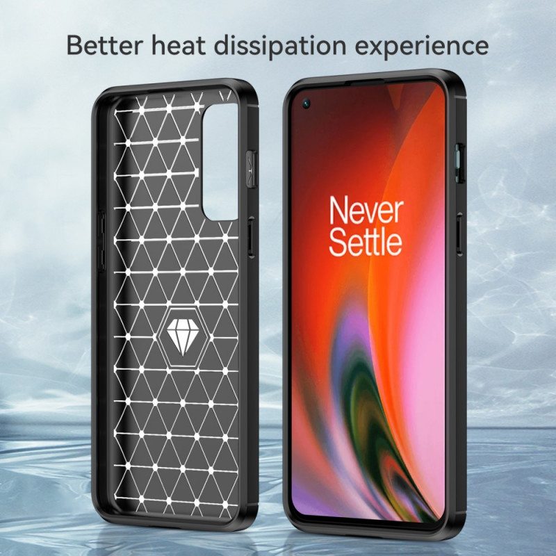 Kuori OnePlus Nord 2 5G Harjattua Hiilikuitua