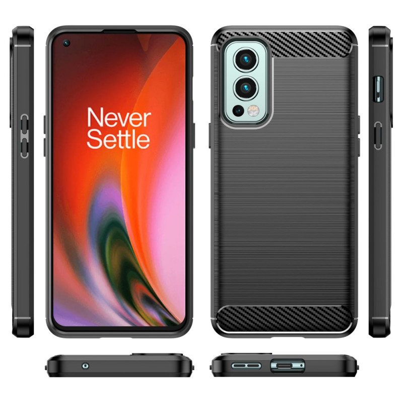 Kuori OnePlus Nord 2 5G Harjattua Hiilikuitua