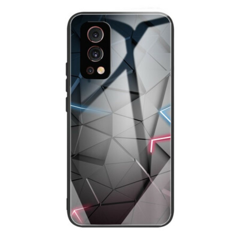 Kuori OnePlus Nord 2 5G Karkaistu Lasi Geometria