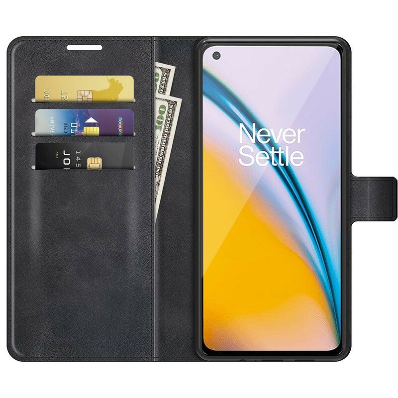 Nahkakotelo OnePlus Nord 2 5G Ohut Extreme Leather -efekti