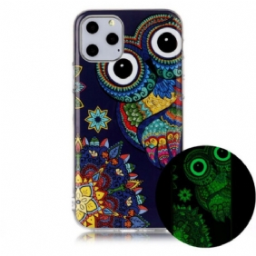 Case iPhone 11 Pro Ainutlaatuinen Fluoresoiva Pöllö