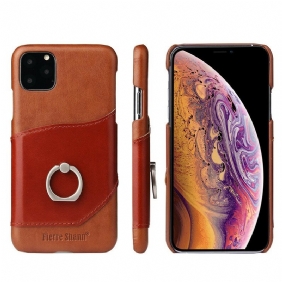 Case iPhone 11 Pro Fierre Shann Kortti- Ja Sormushaltija