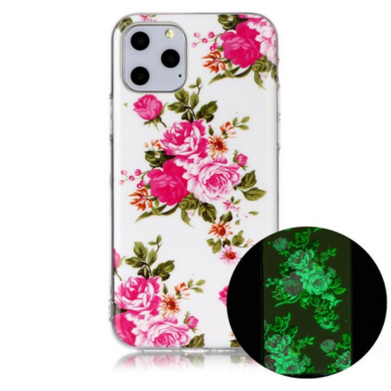 Case iPhone 11 Pro Fluoresoivat Liberty Flowers