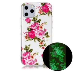 Case iPhone 11 Pro Fluoresoivat Liberty Flowers