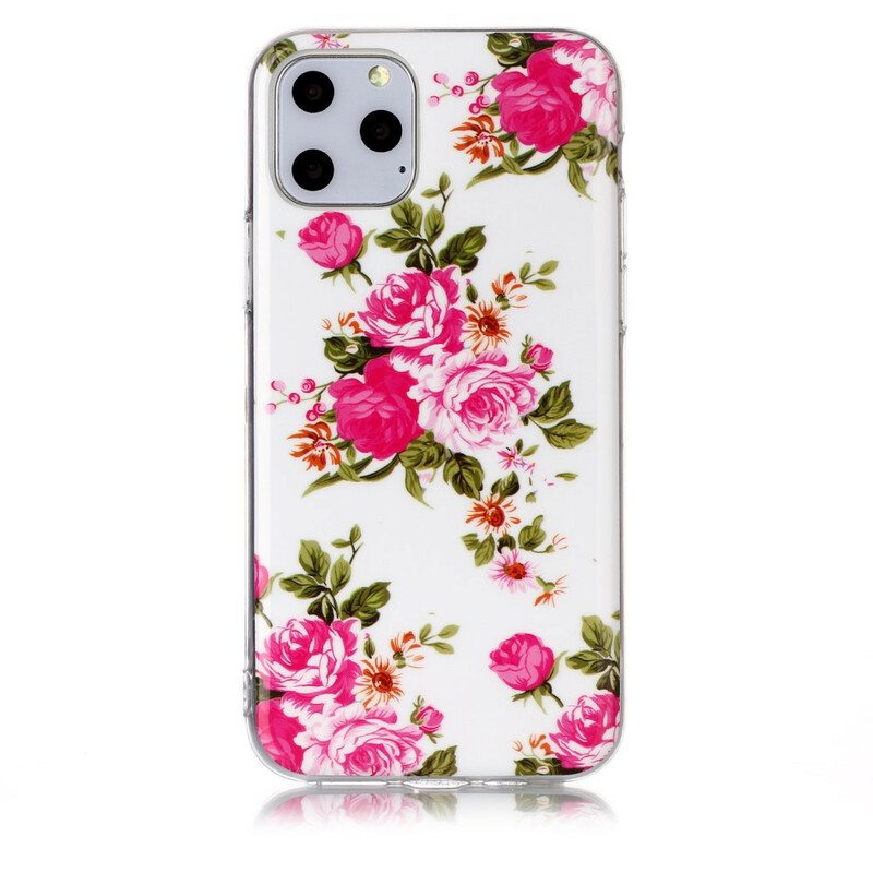 Case iPhone 11 Pro Fluoresoivat Liberty Flowers