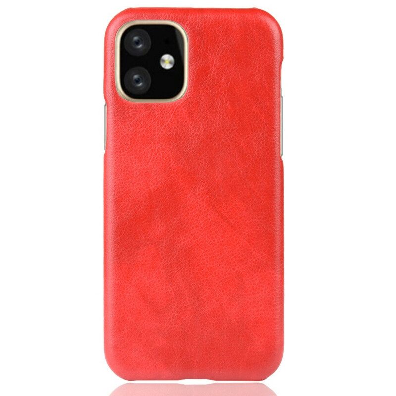 Case iPhone 11 Pro Litsi-nahkaefekti