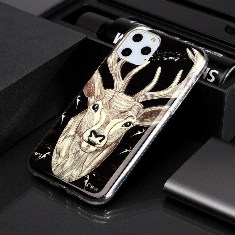 Kuori iPhone 11 Pro Fluoresoiva Majestic Deer