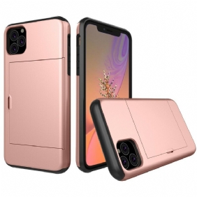 Kuori iPhone 11 Pro Jäykkä Flashy Korttipidike