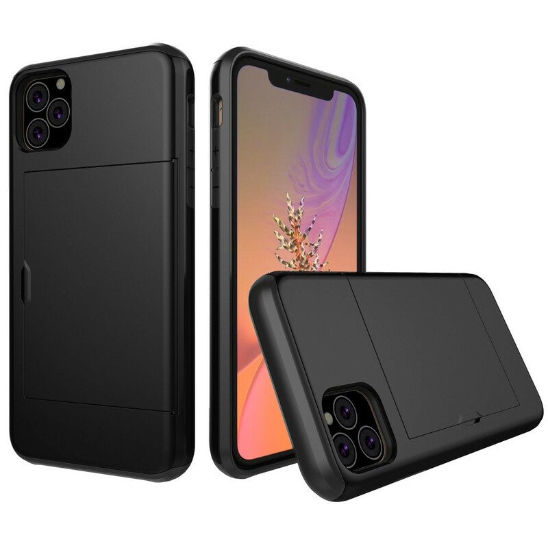 Kuori iPhone 11 Pro Jäykkä Flashy Korttipidike