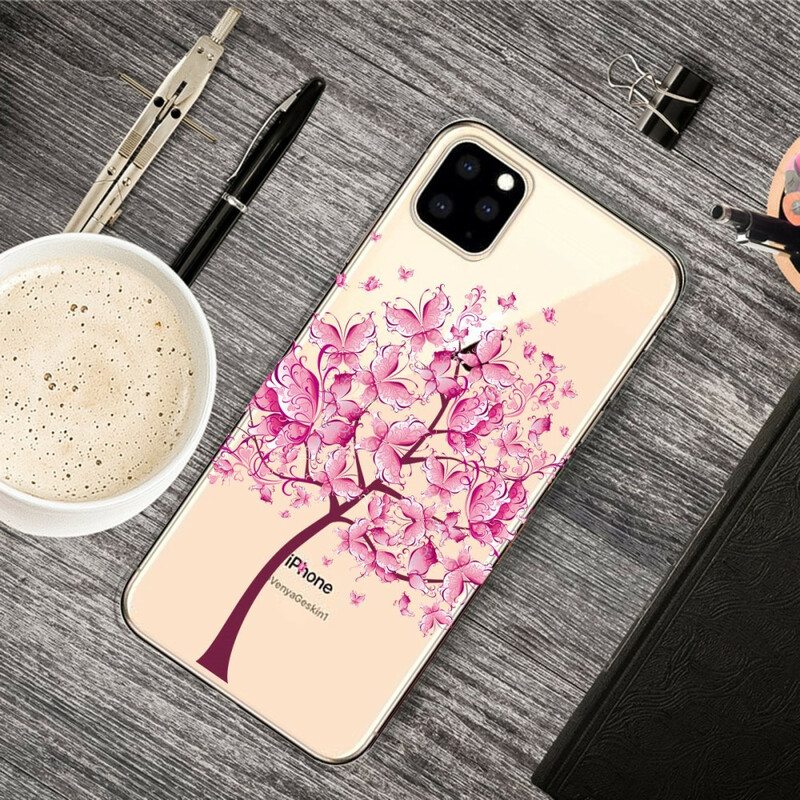 Kuori iPhone 11 Pro Pinkki Puun Latva