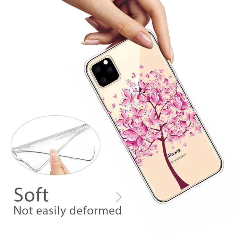 Kuori iPhone 11 Pro Pinkki Puun Latva