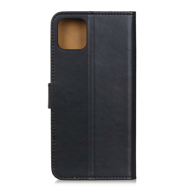 Nahkakotelo iPhone 11 Pro Faux Leather Syksyn Väri