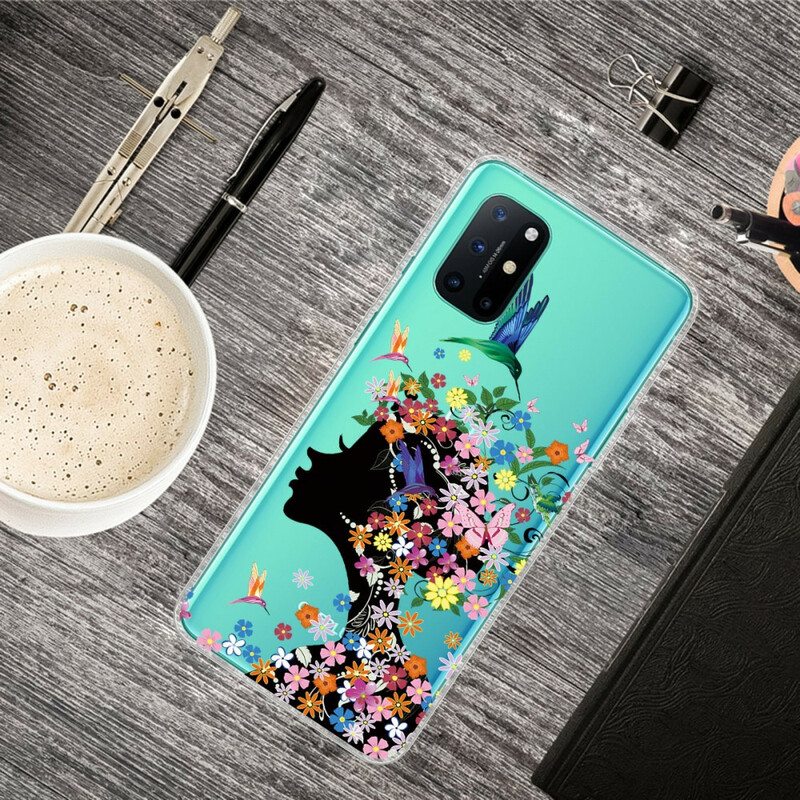 Case OnePlus 8T Kaunis Kukkapää