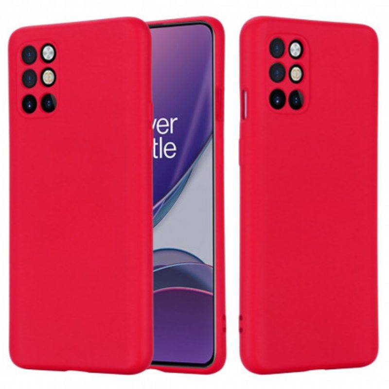 Case OnePlus 8T Nestemäinen Silikoni Kaulanauhalla