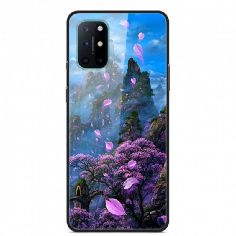 Kuori OnePlus 8T Fantasia Maisema Karkaistu Lasi