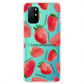 Kuori OnePlus 8T Mansikka / I Love Strawberry