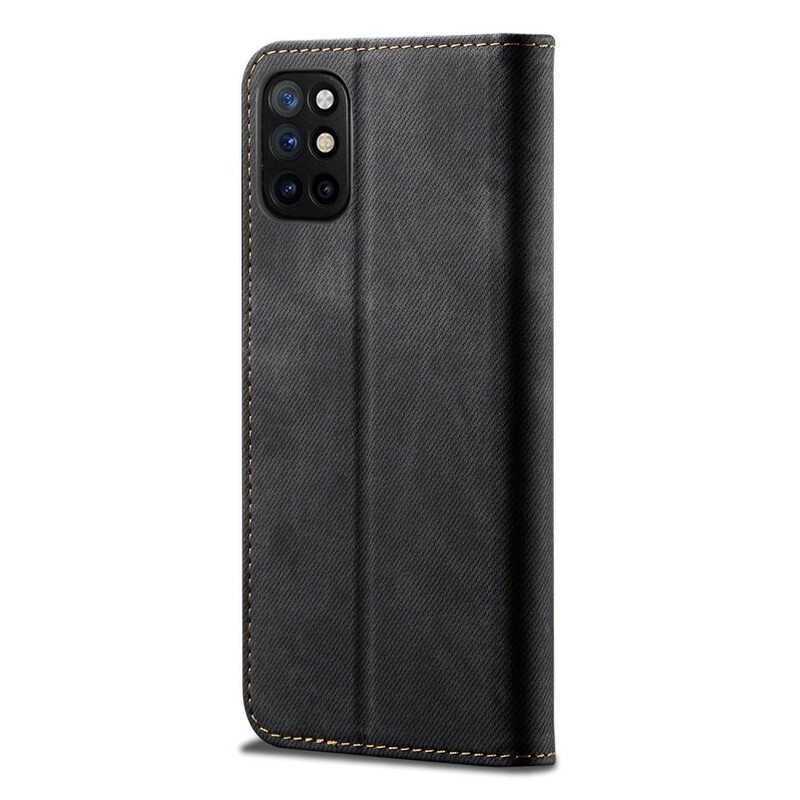 Puhelinkuoret OnePlus 8T Kotelot Flip Faux Leather Jeans Texture