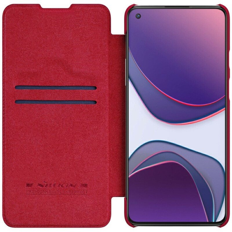 Puhelinkuoret OnePlus 8T Kotelot Flip Nillkin Qin -sarja