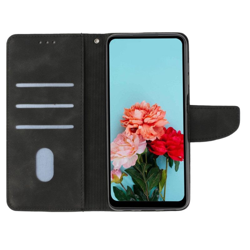 Flip Case Samsung Galaxy A13 Suojaketju Kuori Strappy Vintage Style