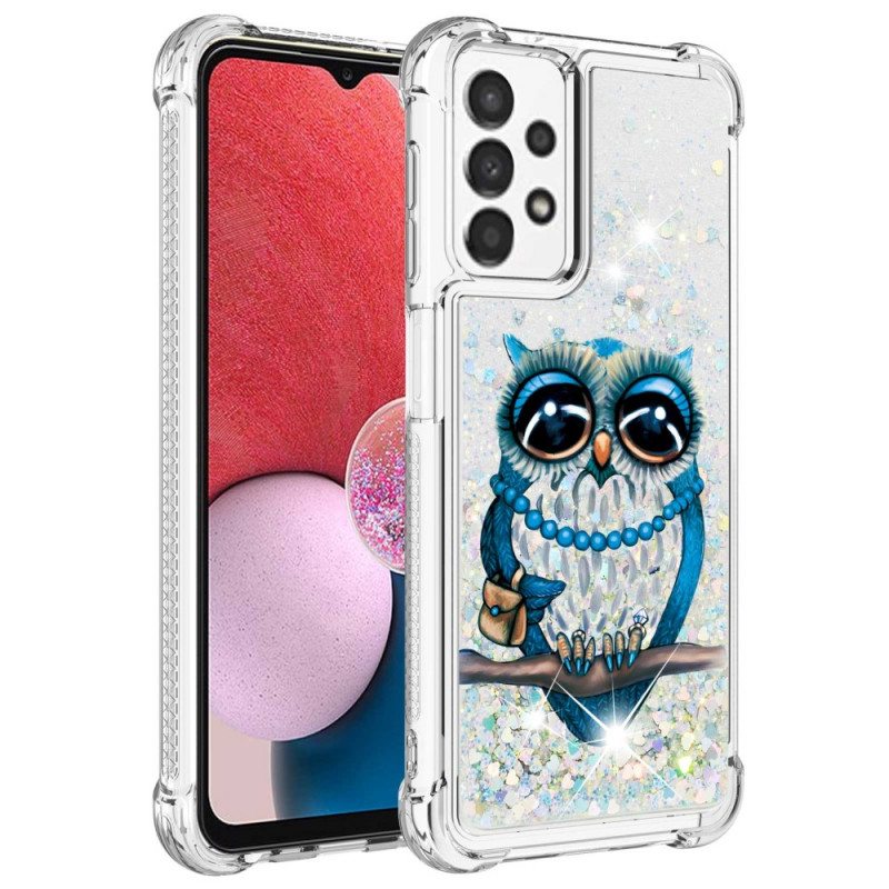 Kuori Samsung Galaxy A13 Neiti Owl Sequins