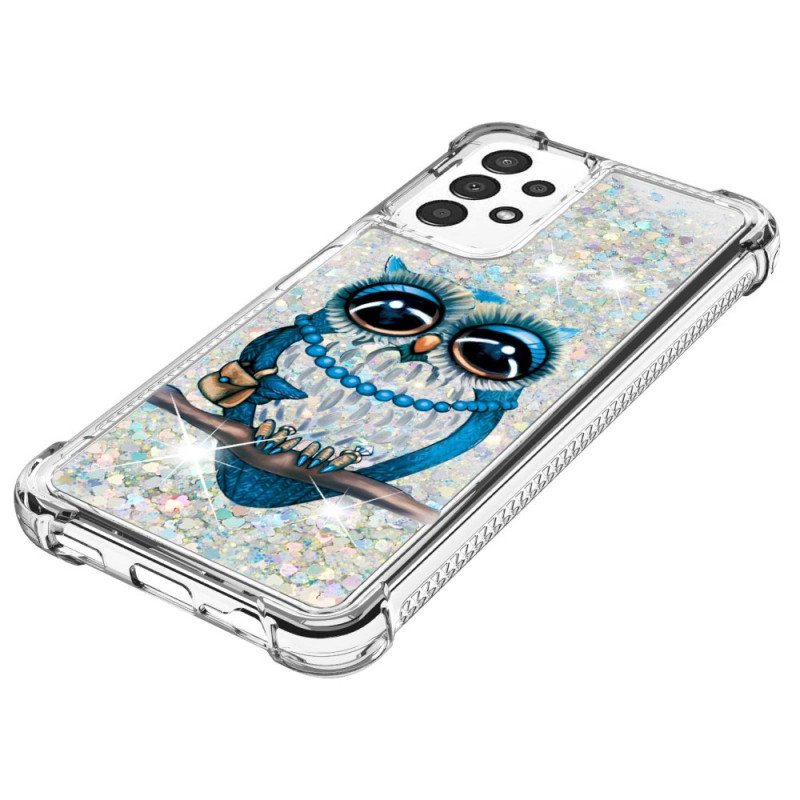 Kuori Samsung Galaxy A13 Neiti Owl Sequins