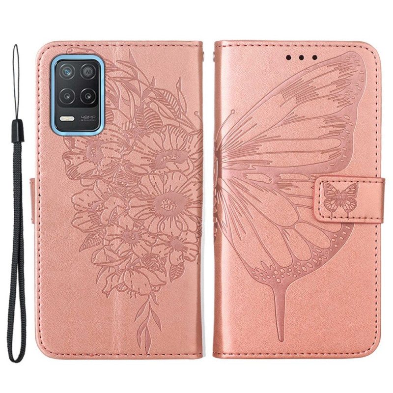 Flip Case Realme 8 5G Butterfly Design